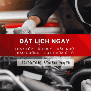 ĐẶT LỊCH BẢO DƯỠNG SỬA CHỮA TẠI TRUNG TÂM DỊCH VỤ Ô TÔ BRIDGESTONE THÁI BÌNH